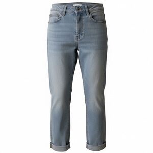 Bleu Womens Light Wash Straight Leg Jeans Size 4